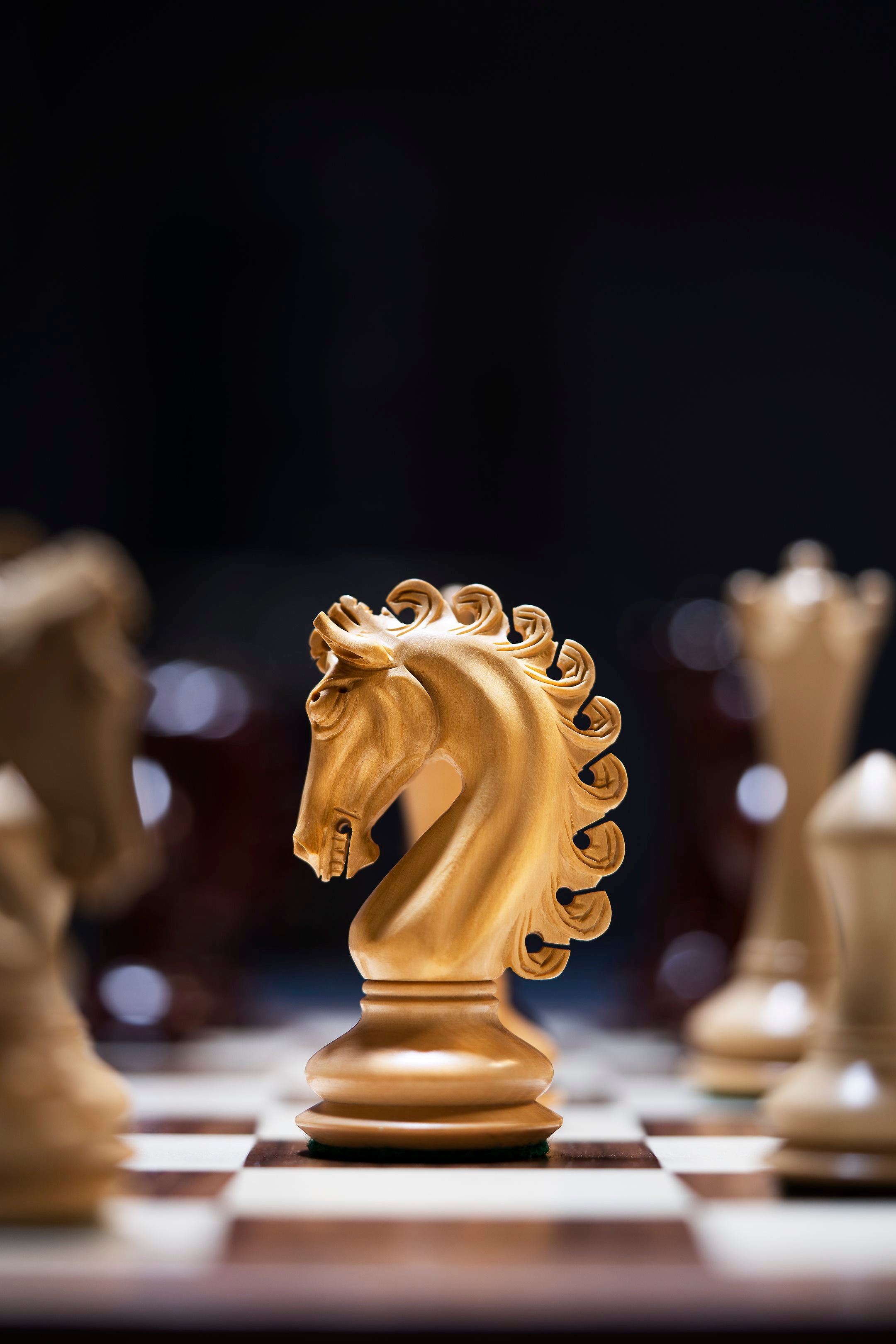 Empire Chess Pieces 4.25" – Padauk & Boxwood Weighted Luxury Set – image 10