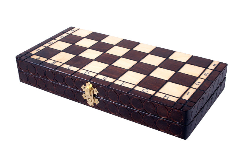 King's Championship Little Chess Set – 30cm Compact Wooden Set – image 5