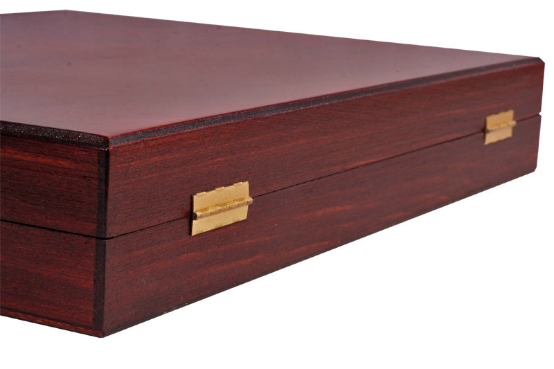 Staunton No.5 LUX Chess Pieces – Weighted Hornbeam Set in Wooden Box – image 5