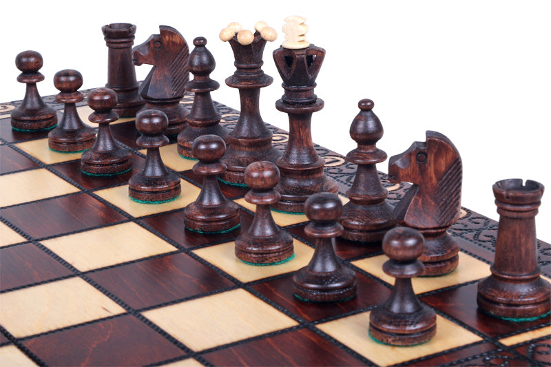 SENATOR Chess Set 42x42cm – Classic Weighted Pieces Folding Board – image 9