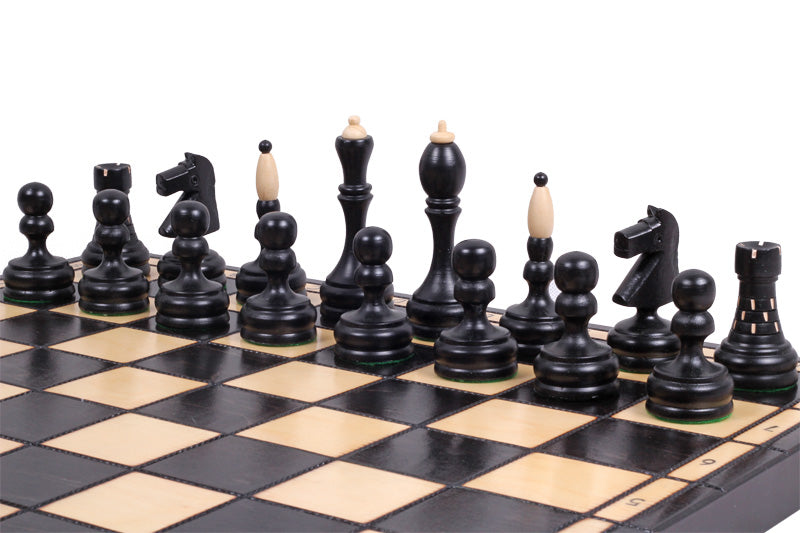CLASSIC Chess Set 50x50cm – Hand-Carved Hornbeam Folding Board – image 4