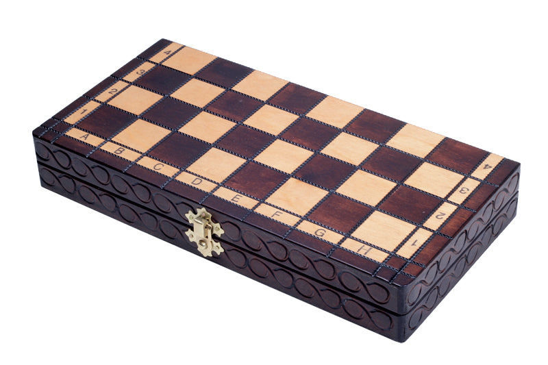 PEARL Chess Set Small 29x29cm – Compact Portable Wooden Board – image 6