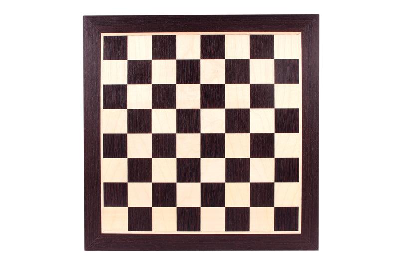 Chess Board 44×44 cm – Wenge & Sycamore, without Notation – image 5