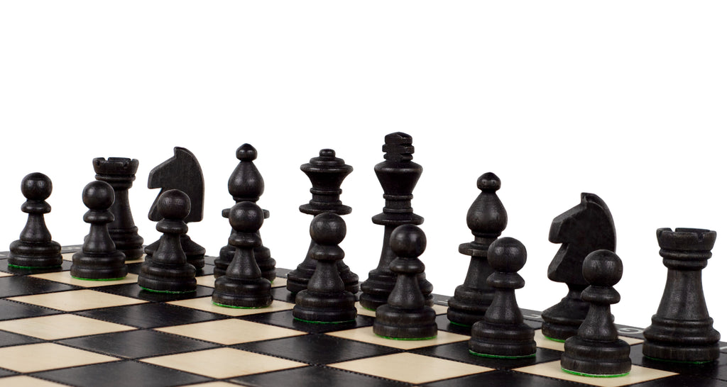 Magnetic Wooden Chess Set – Black Edition – image 5