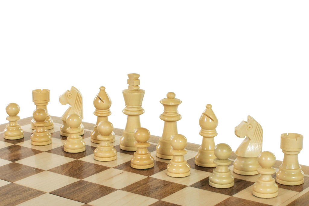 Magnetic Chess Set 30cm – Premium Acacia Folding Board with Inlaid Pieces – image 10