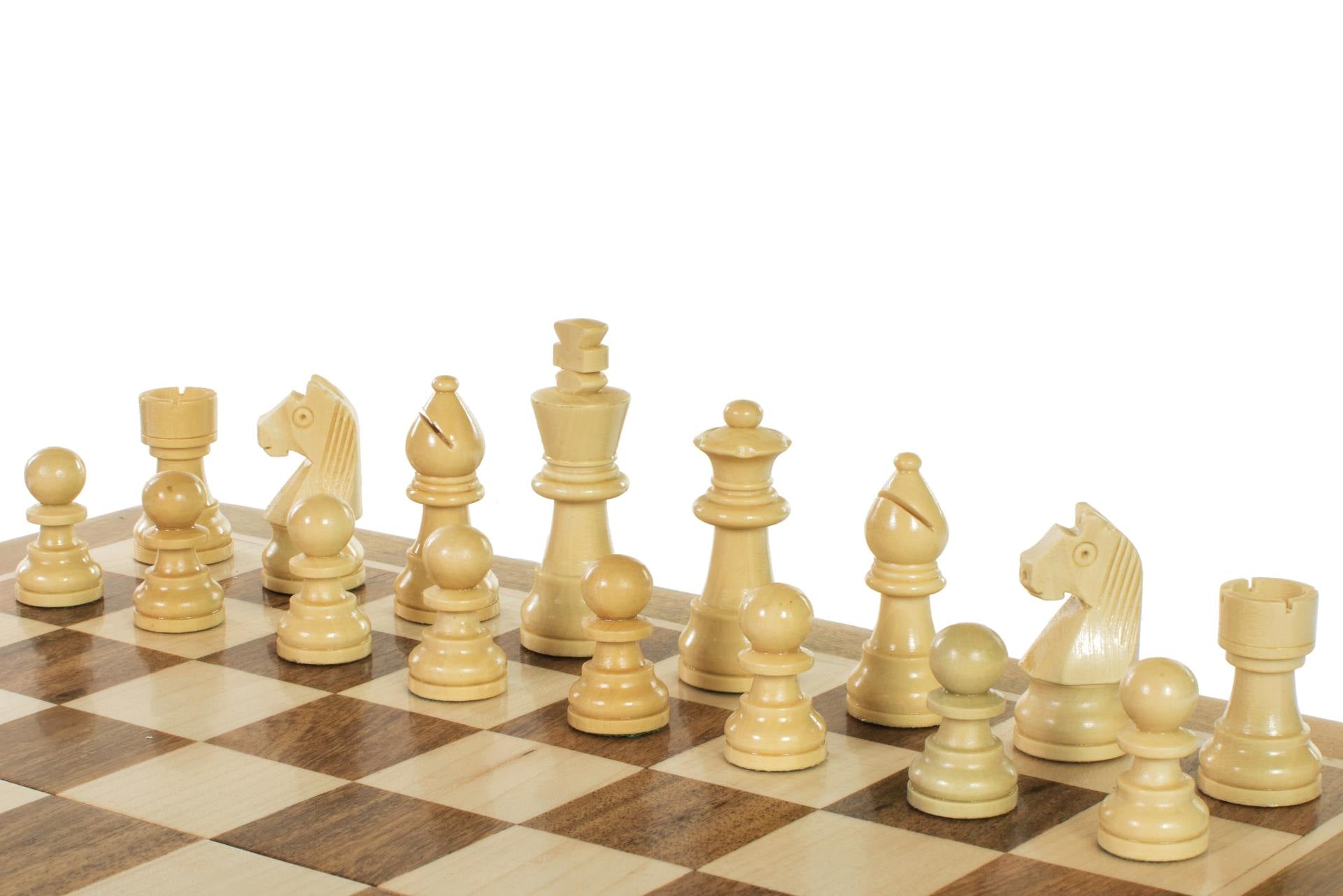 Magnetic Chess Set 30cm – Premium Acacia Folding Board with Inlaid Pieces – image 10
