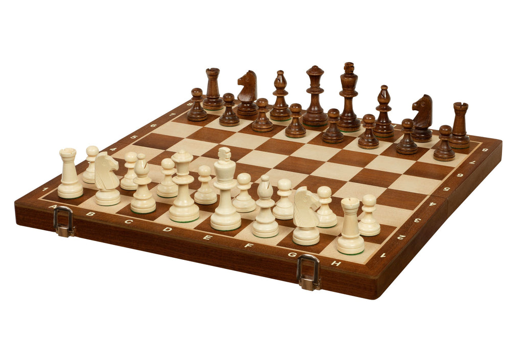 Sunrise Tournament Chess No.5 Exclusive – Sapele Board & Staunton Pieces – image 4