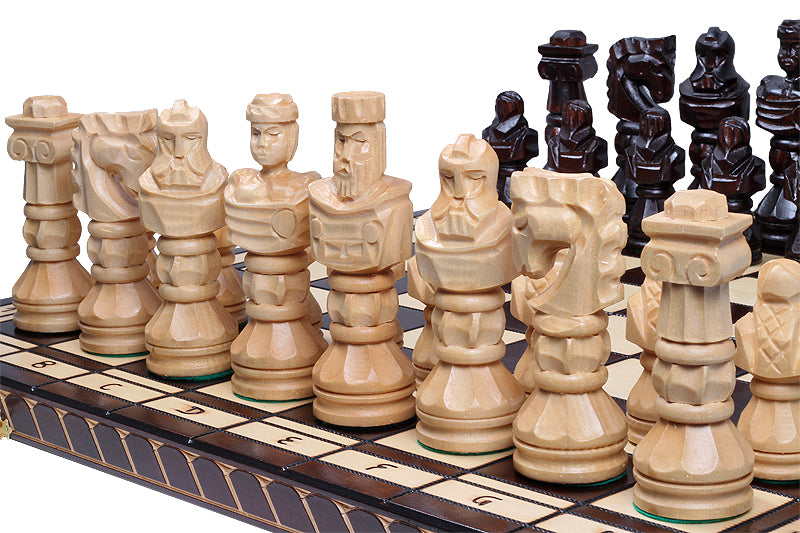 GLADIATOR Chess Set 60x60cm – Ancient Warrior Pieces with Burnished Bronze Board – image 7