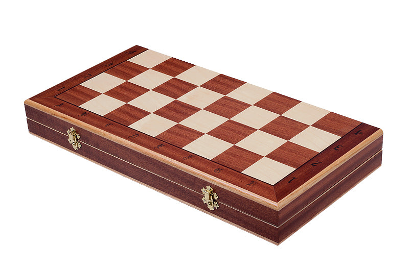 Tournament Chess Set No.7 50x50cm – Mahogany & Sycamore Inlaid Board – image 7