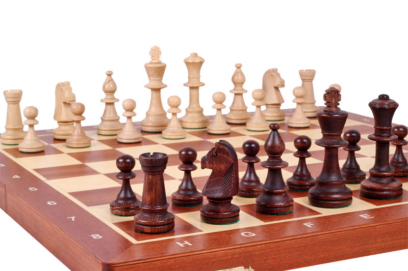 Tournament Chess Set No.5 48x48cm - Professional Inlaid Board with Weighted Pieces – image 3