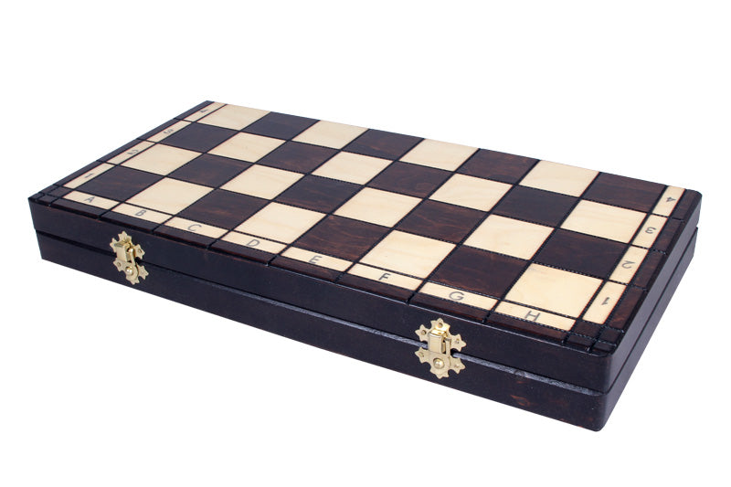BABUSHKA Chess Set Blue 42x42cm – Hand-Painted Folk Art Birch Board – image 7