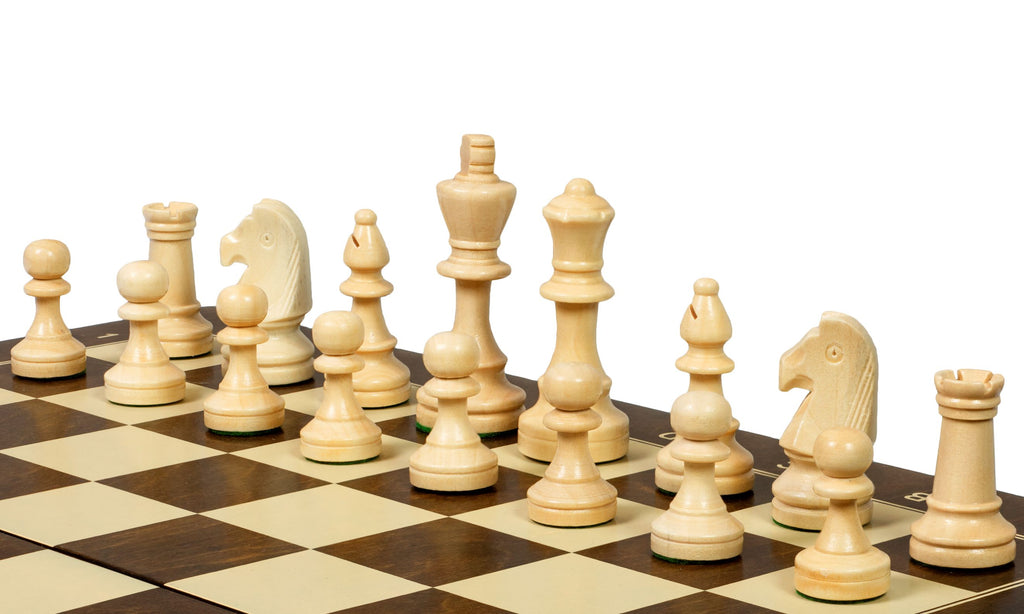 Wooden Training Chess Set 40mm – Complete Board & Pieces – image 6