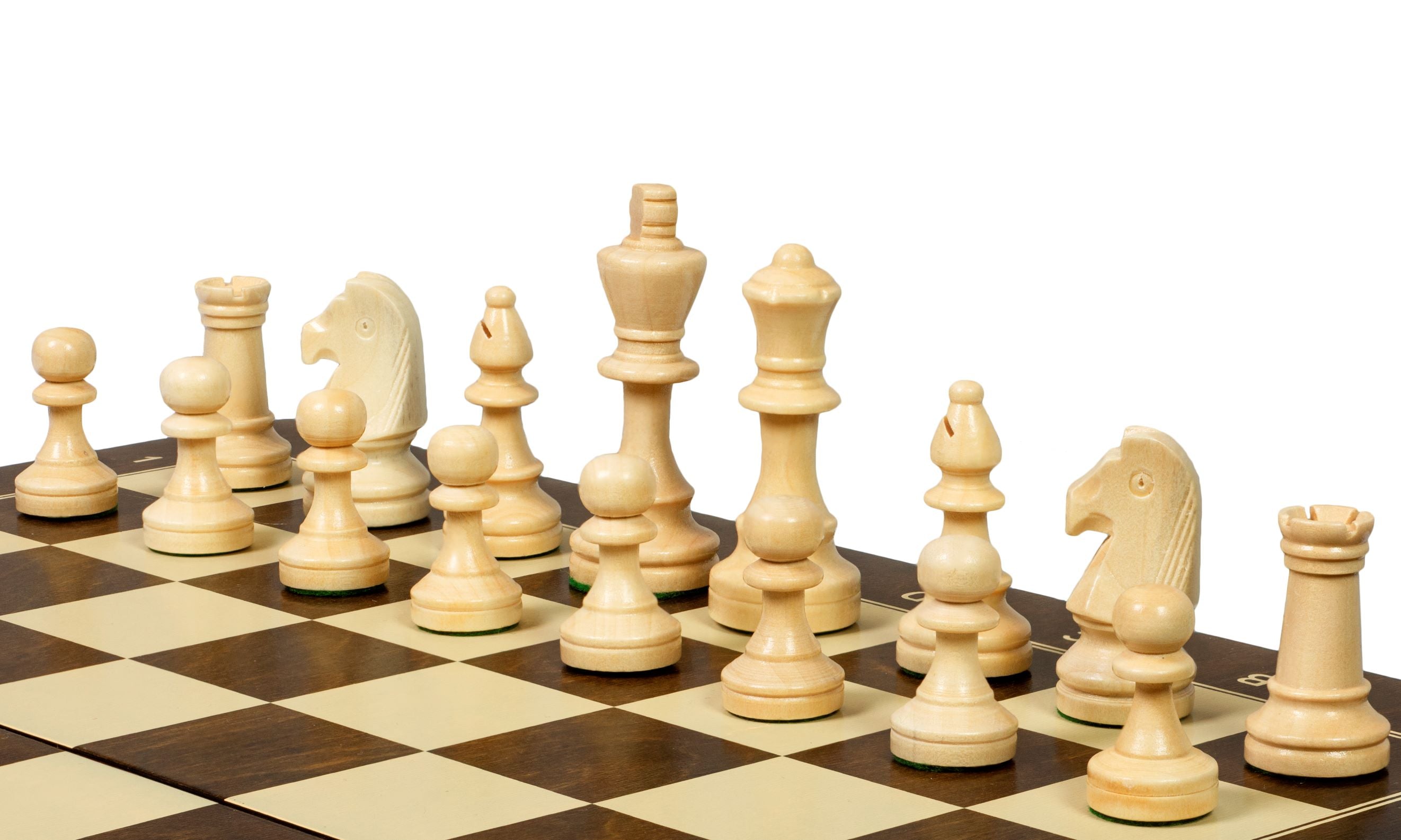 Wooden Training Chess Set 40mm – Complete Board & Pieces – image 6