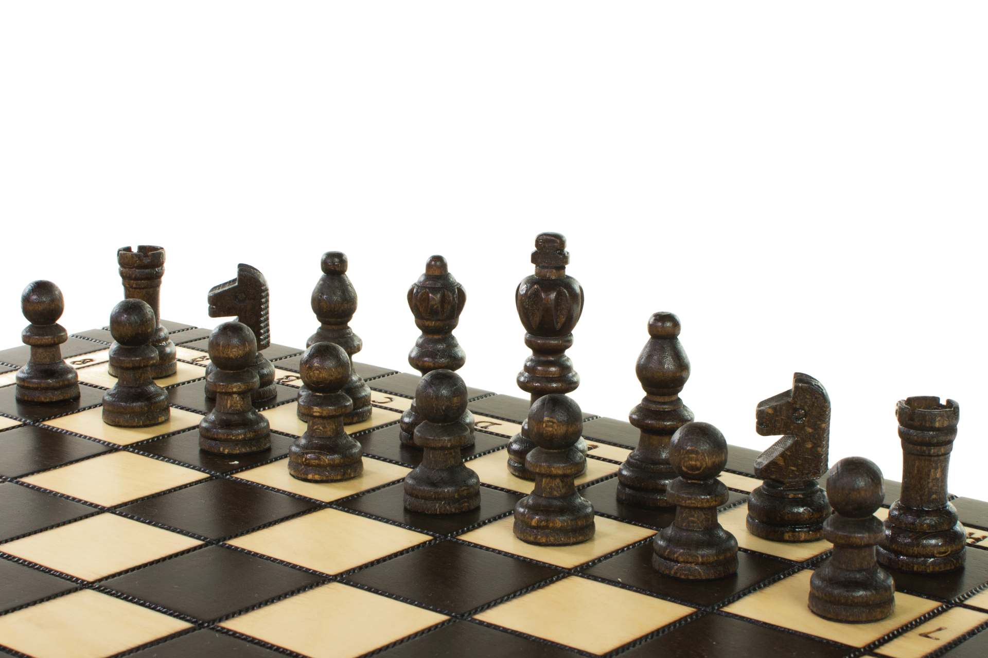 3-in-1 Chess, Checkers & Backgammon Set – Wood 40x40cm – image 5