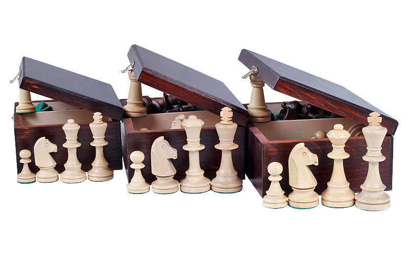 Staunton No.4 Set in Wooden Box (Light) — 80 mm King with Storage Case – image 7