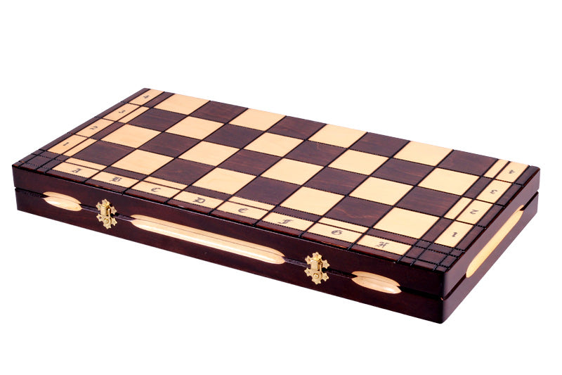 GALANT Chess Set 58x58cm – Hand-Carved Linden Wood Folding Board – image 7