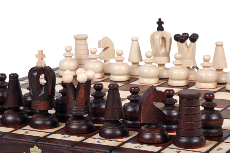 Royal Maxi Chess Set 31x31cm – Compact Folding Travel Board – image 10