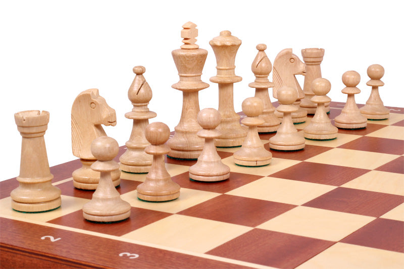 Tournament Chess Set No.5 48x48cm - Professional Inlaid Board with Weighted Pieces – image 4