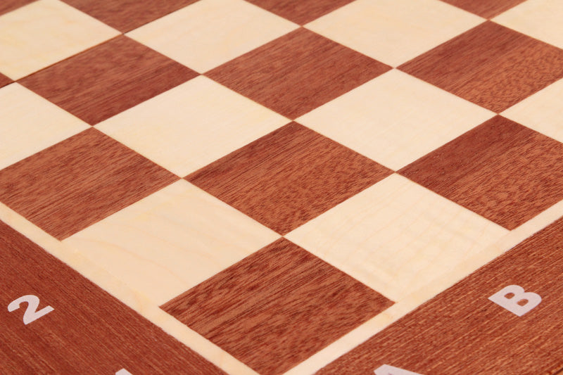 Tournament Chess Set No.4 42x42cm – Intarsia Board with Carved Staunton Pieces – image 6