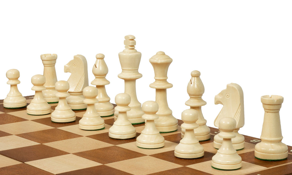Sunrise Tournament Chess No.5 Exclusive – Sapele Board & Staunton Pieces – image 5