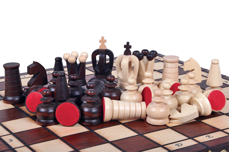 Royal Maxi Chess Set 31x31cm – Compact Folding Travel Board – image 11