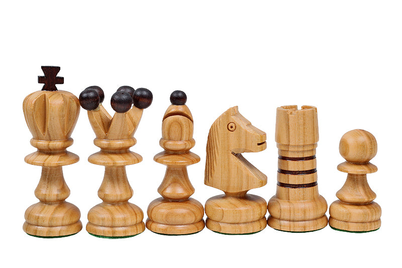 Chess Board PEARL Large 42x42cm - Mahogany Sycamore Inlay Folding – image 6