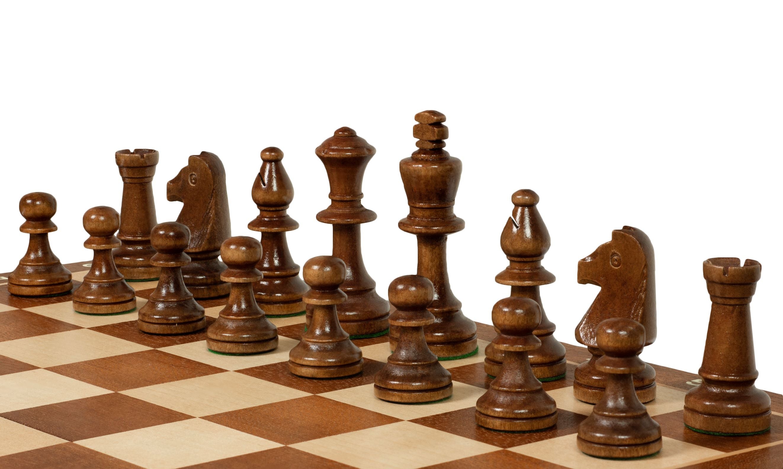 Sunrise Tournament Chess No.5 Exclusive – Sapele Board & Staunton Pieces – image 6