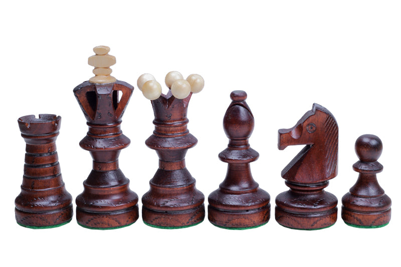 AMBASSADOR Chess Set 55x55cm – Hand-Carved Hornbeam & Sycamore Folding Board – image 9