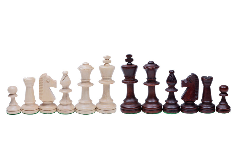 CONSUL New Line Chess Set 49x49cm – Weighted Hornbeam & Sycamore Folding Board – image 8