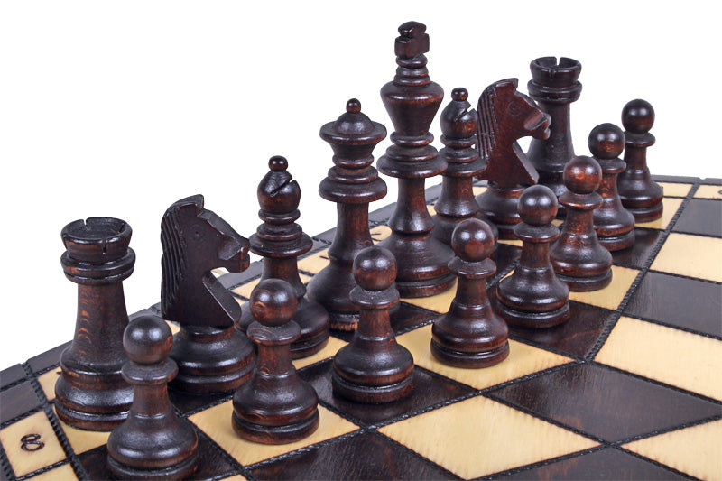 Three Player Chess Set Large 54x47cm – Premium Hexagonal Wooden Board – image 11