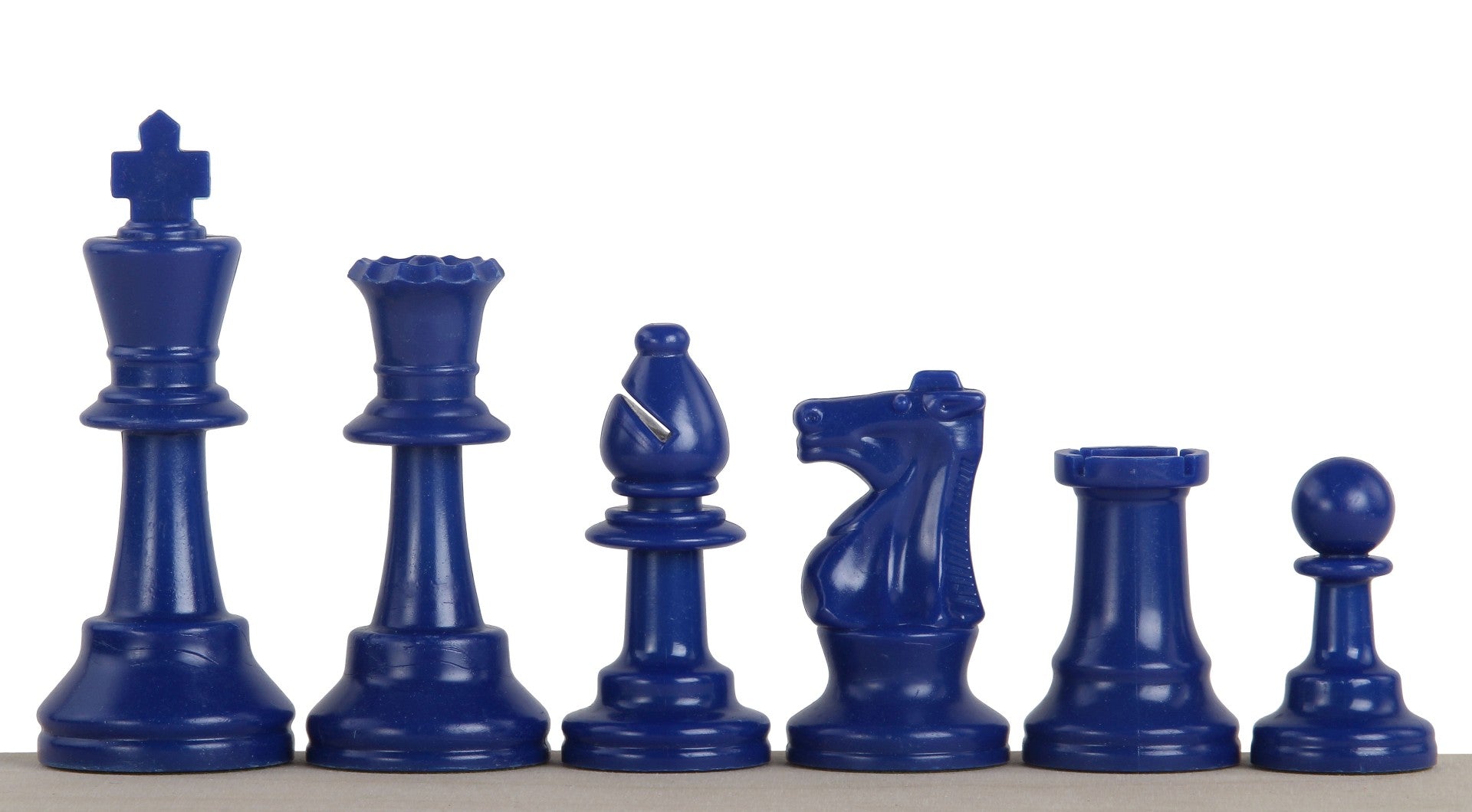 Colored Chess Pieces No.6 - Blue Training Set for Teaching and Learning
