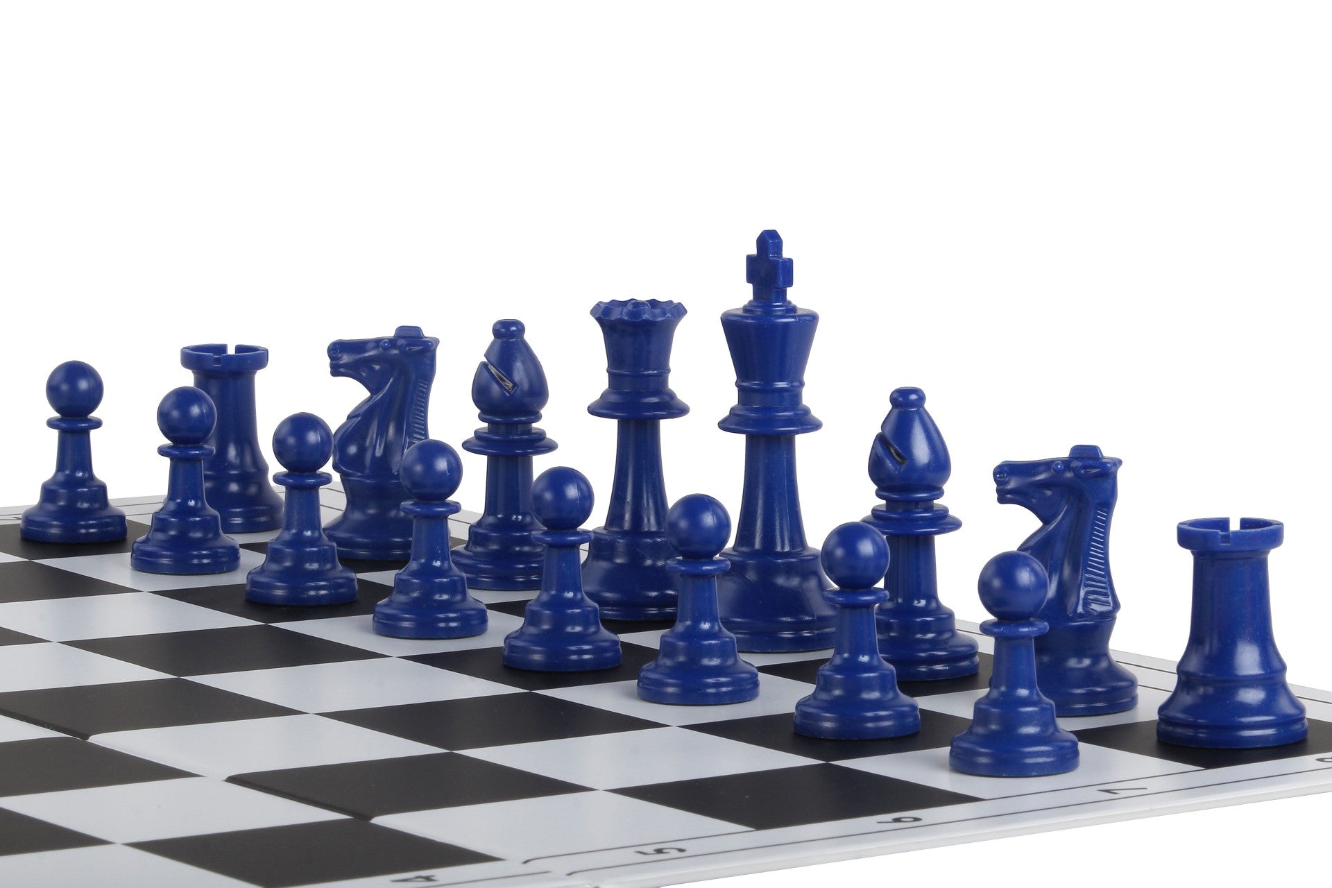 Colored Chess Pieces No.6 - Blue Training Set for Teaching and Learning – image 2