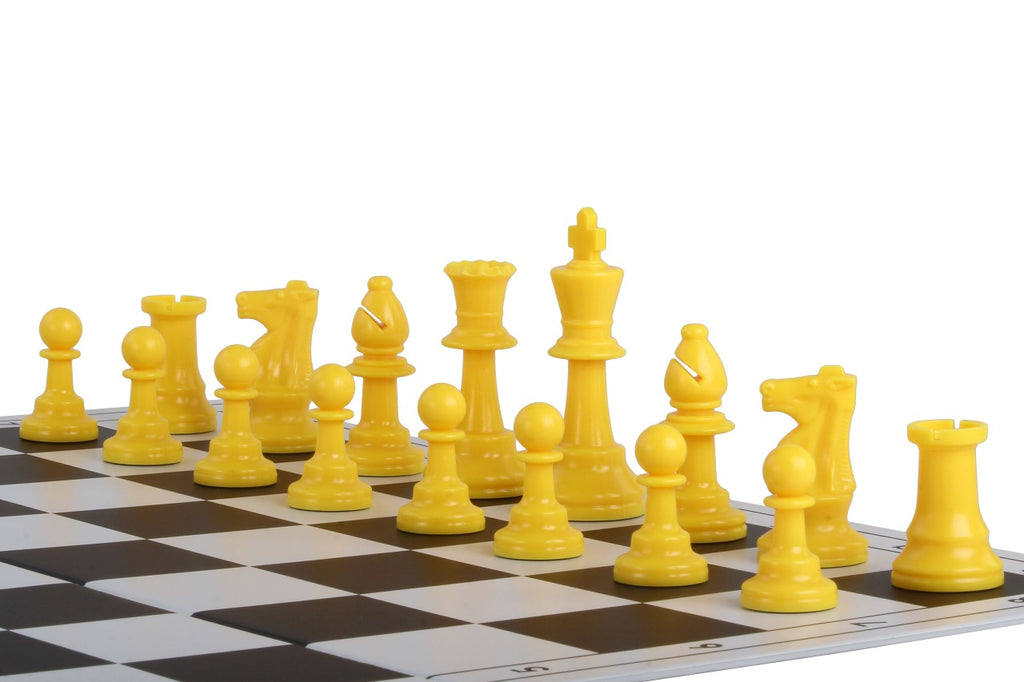 Colored Chess Pieces No.6 - Yellow Training Set for Teaching and Learning – image 6