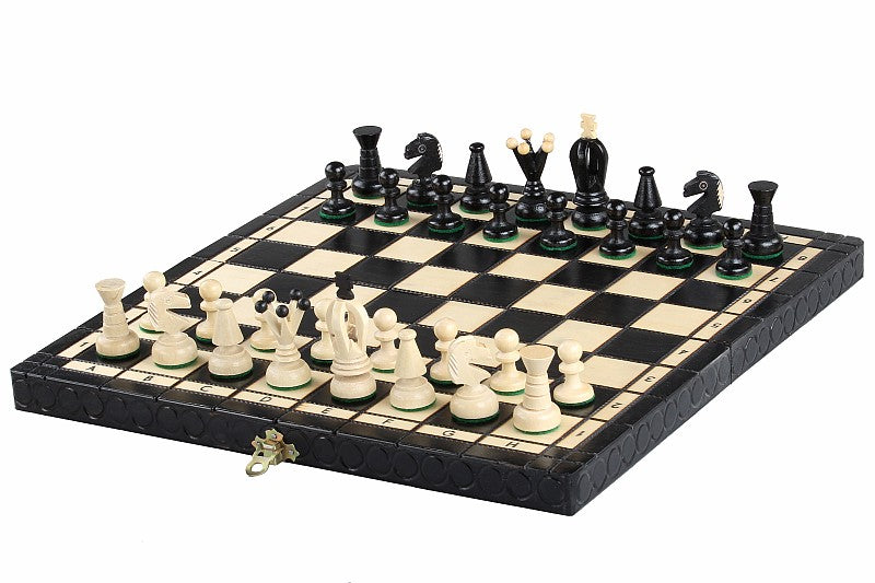 King's Championship Chess Set Medium – Black, 35cm with 76mm King – image 5
