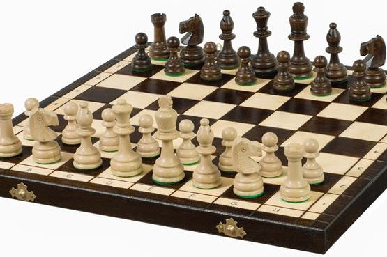 Olympic Chess Set 42x42cm – Tournament Style Wooden Folding Board