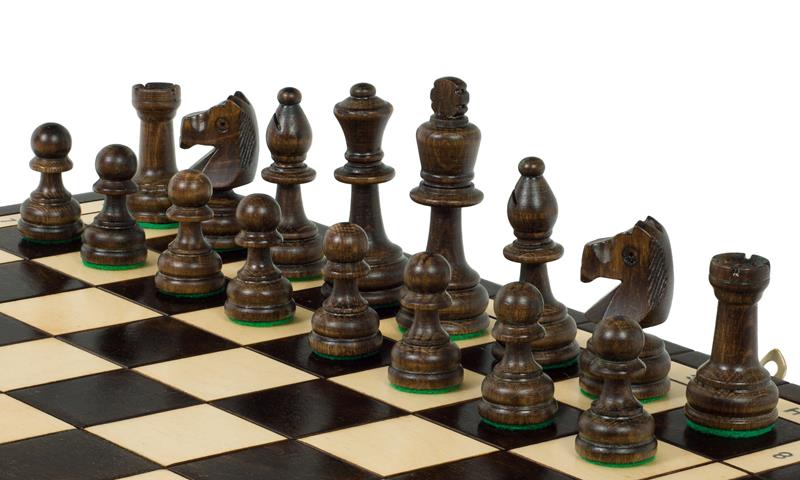 Olympic Chess Set 42x42cm – Tournament Style Wooden Folding Board – image 3