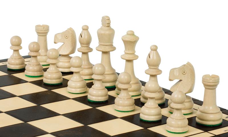 Olympic Chess Set 42x42cm – Tournament Style Wooden Folding Board – image 6