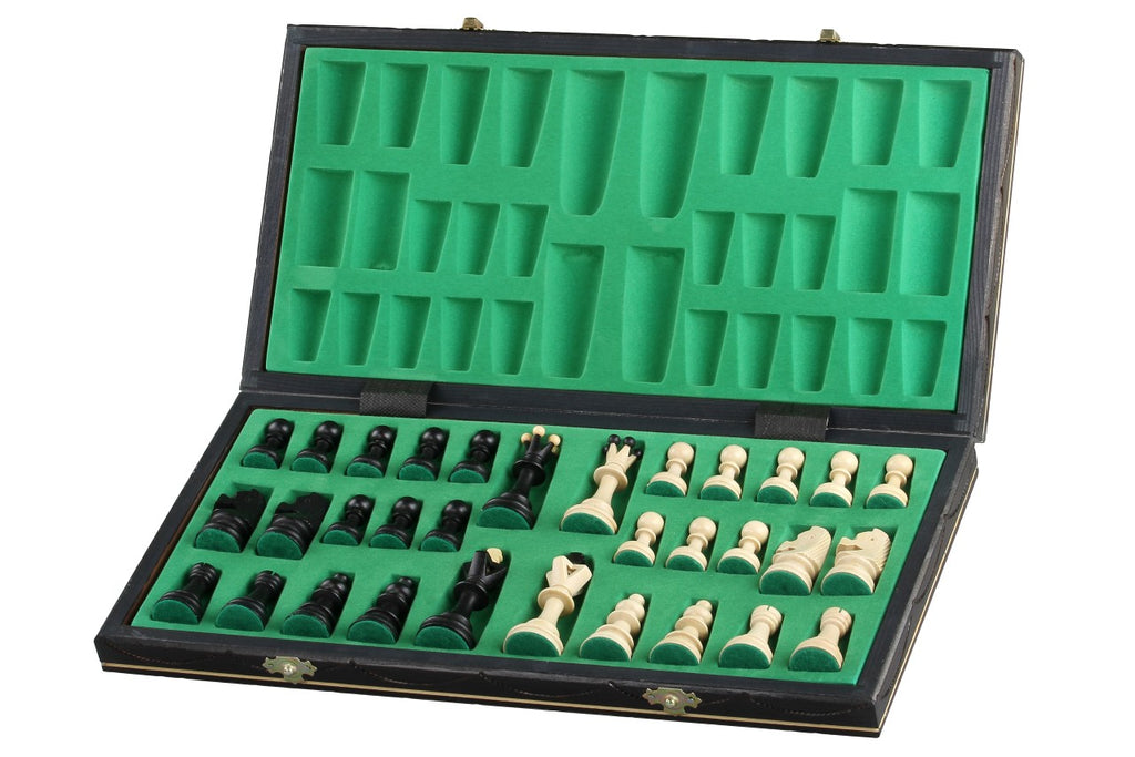 SENATOR New Line Chess Set Black 42x42cm – Premium Weighted Folding Board – image 6