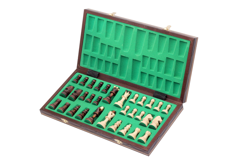 SENATOR New Line Chess Set 42x42cm – Traditional Weighted Folding Board – image 5