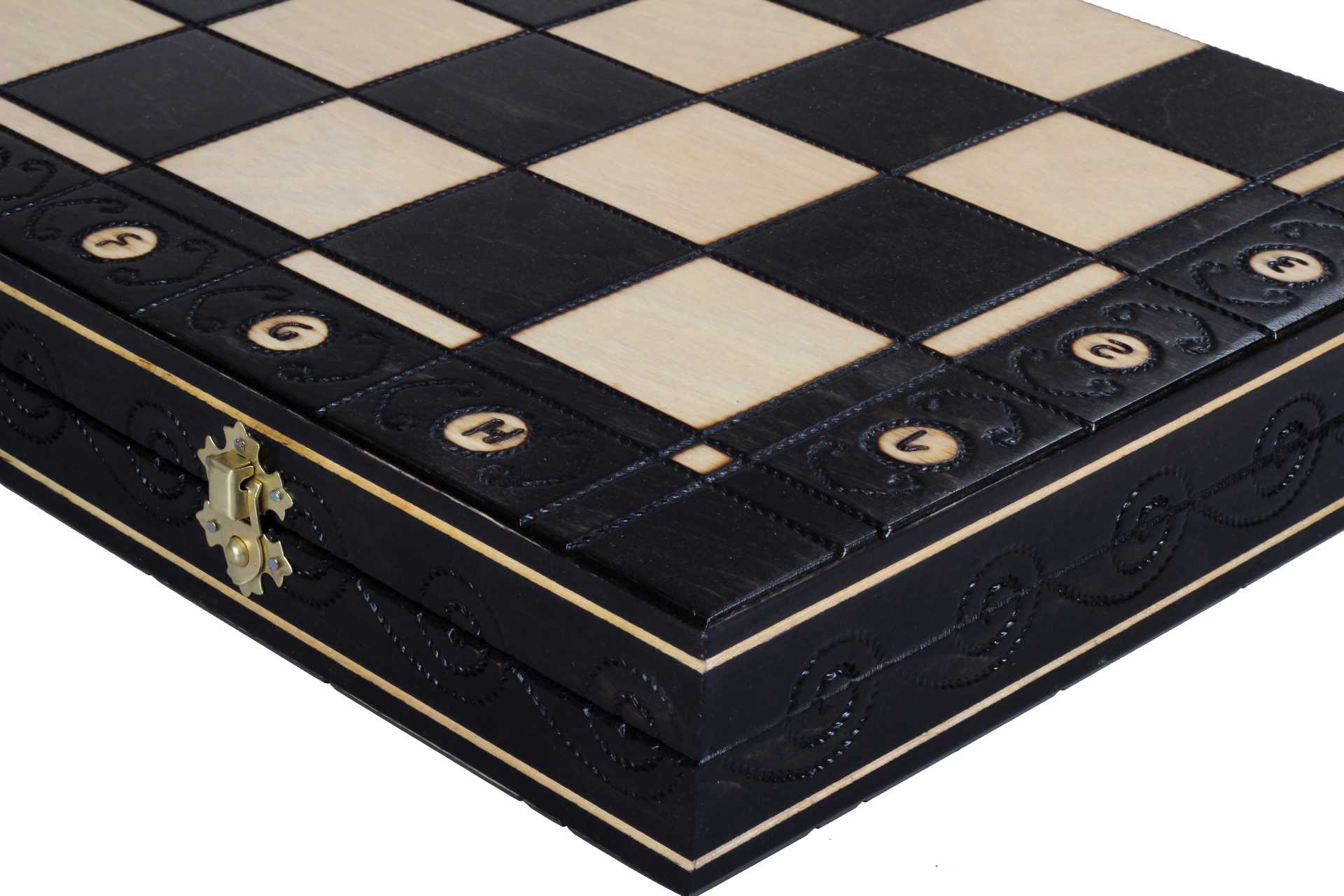 Ambassador New Line Chess Set Black - 55x55cm Premium Folding Set – image 10