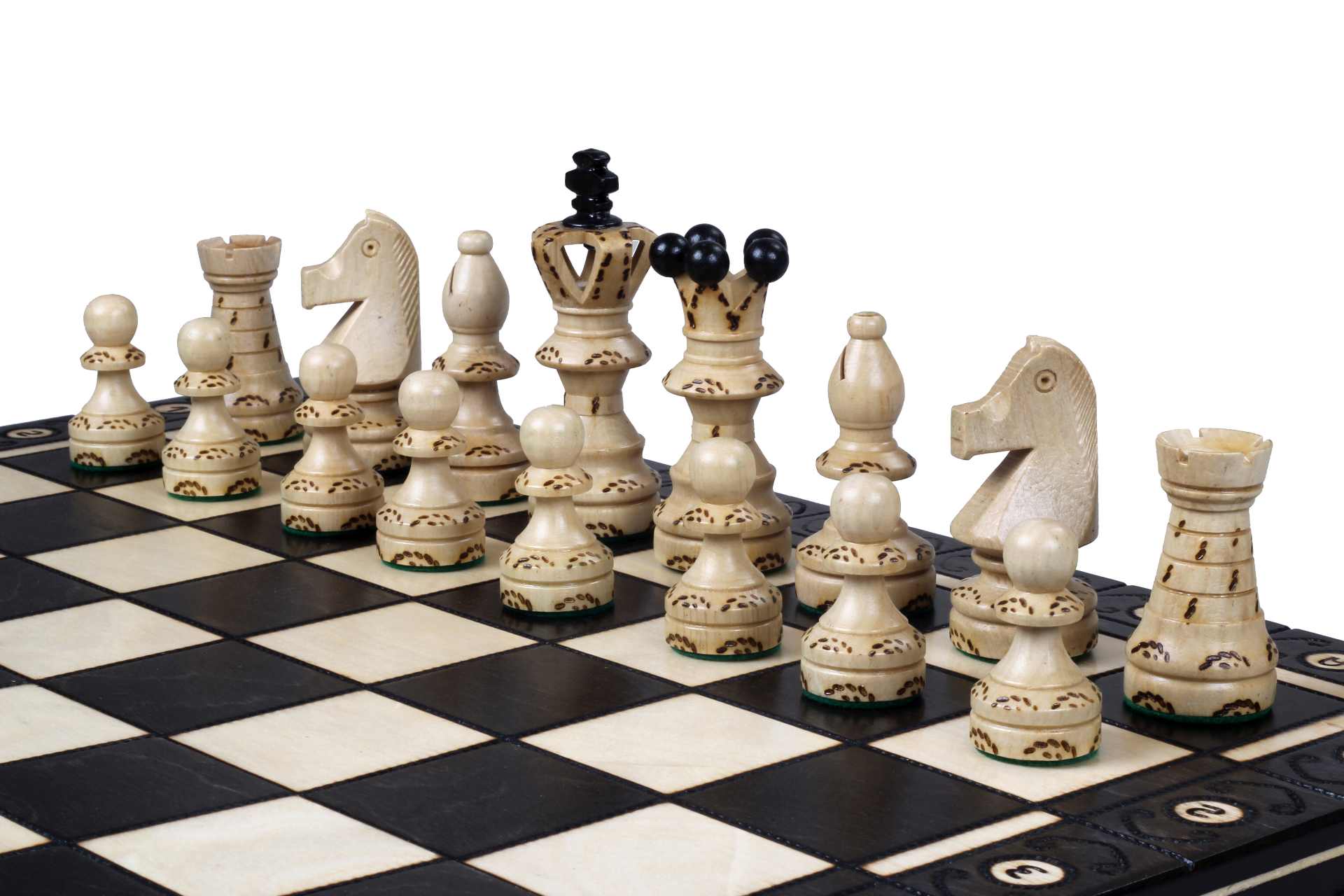 Ambassador New Line Chess Set Black - 55x55cm Premium Folding Set – image 4