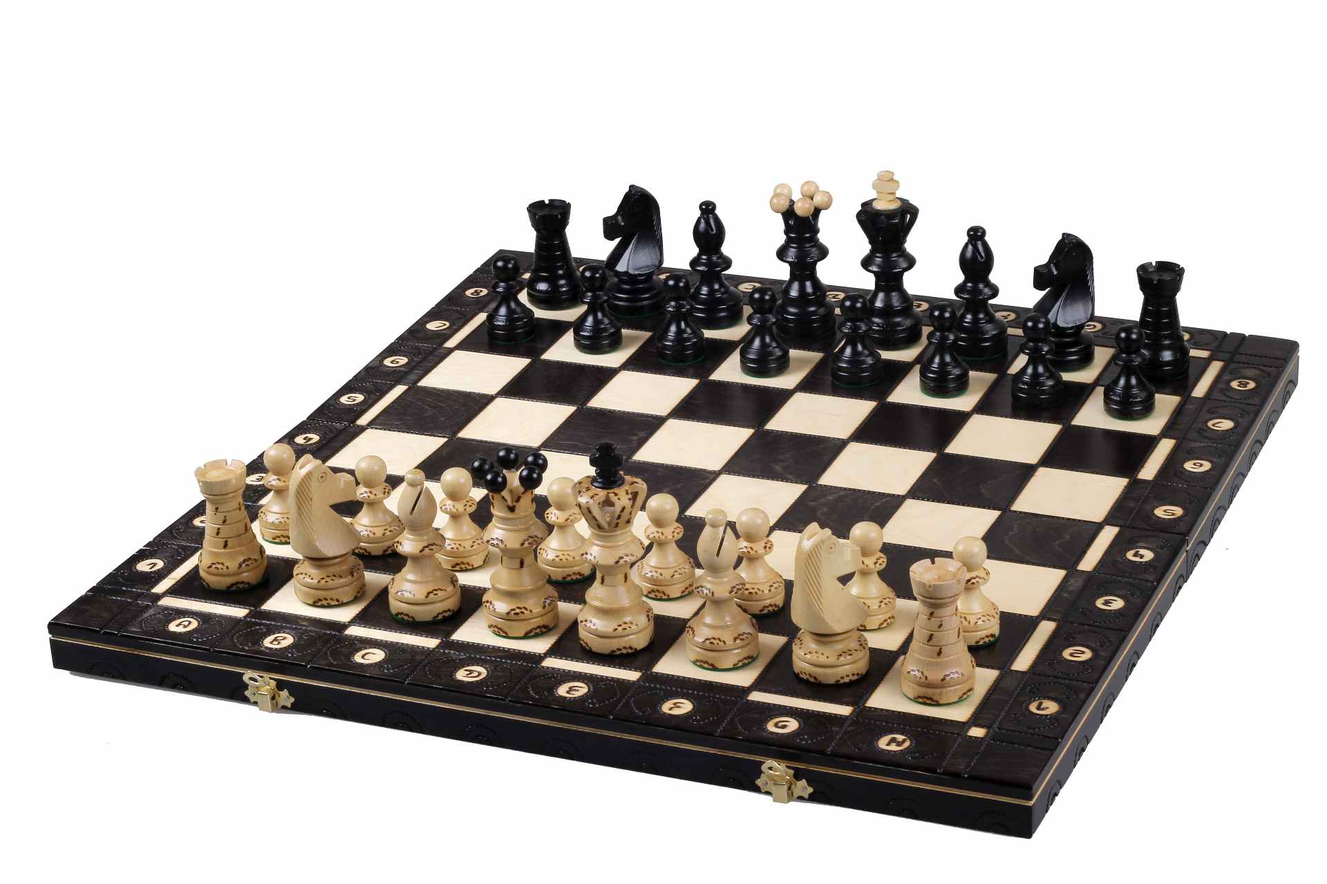 Ambassador New Line Chess Set Black - 55x55cm Premium Folding Set – image 6