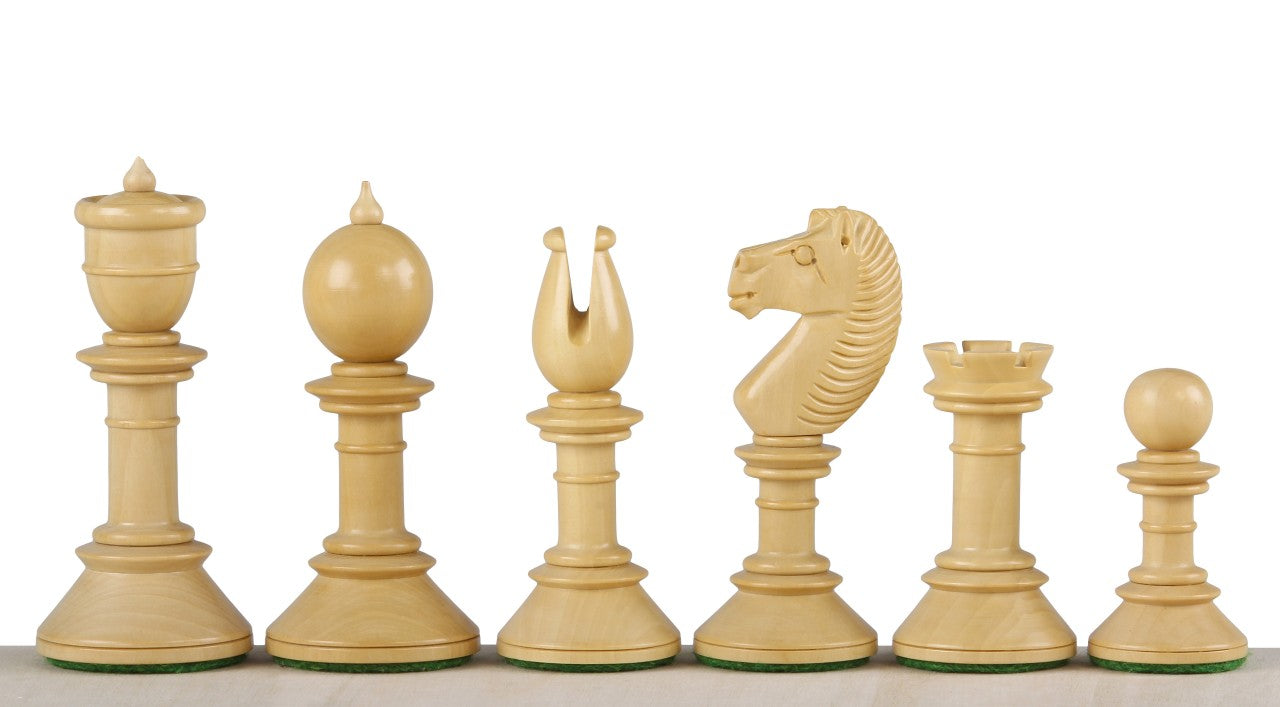 Northern Upright Chess Pieces 3.75" - Ebonised Premium Tournament Set – image 4