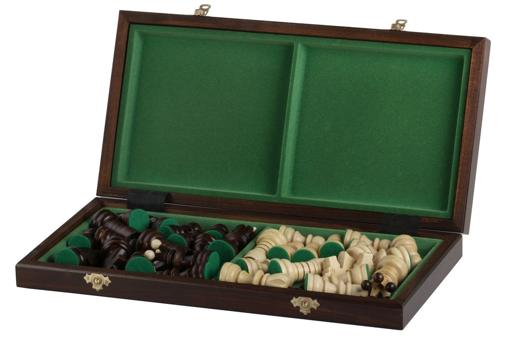 PEARL Chess Set Large 42x42cm – Traditional Hornbeam Folding Board – image 6