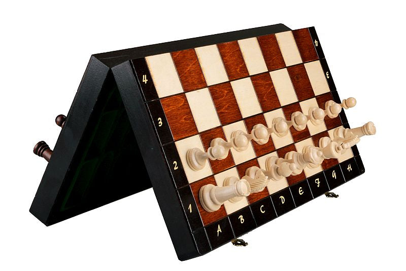 Magnetic Chess Set Large 35cm – Premium Wooden Folding Board with Insert