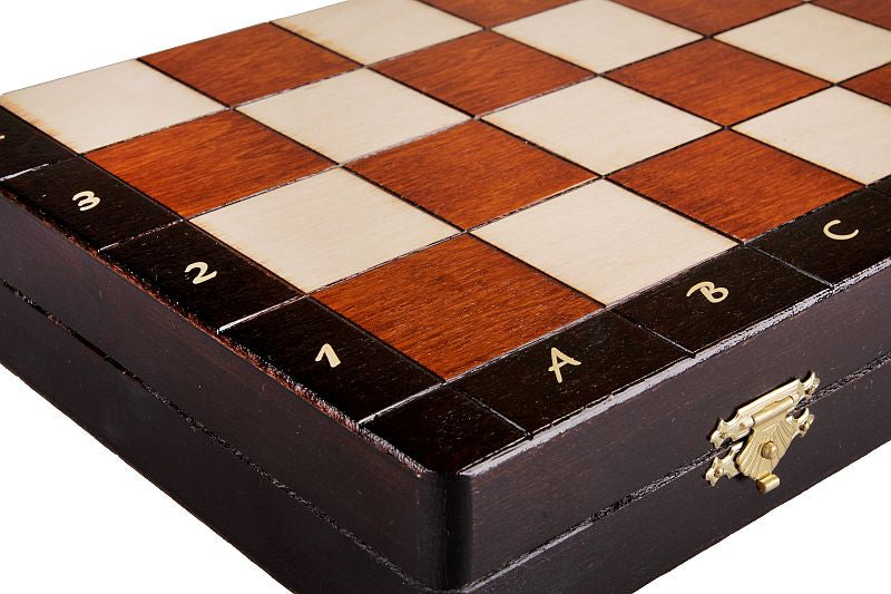 Magnetic Chess Set Large 35cm – Premium Wooden Folding Board with Insert – image 2