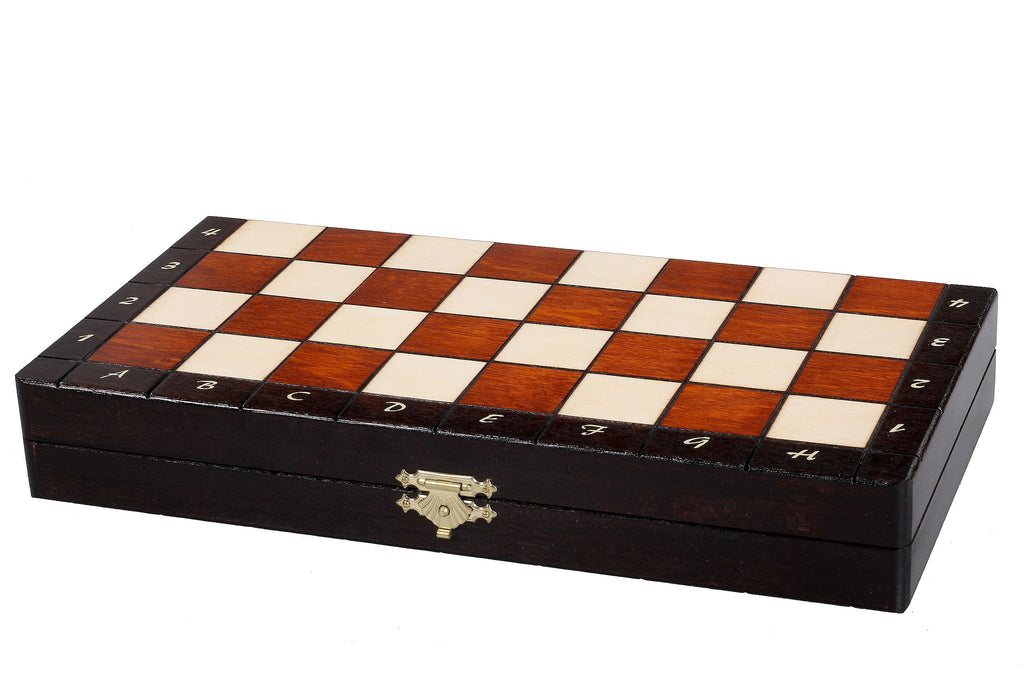 Magnetic LUX Chess Set 28x28cm – Premium Wooden Folding Travel Board – image 7