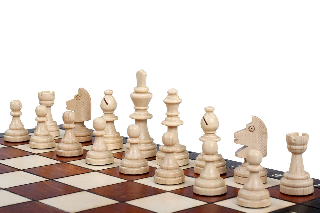 Magnetic LUX Chess Set 28x28cm – Premium Wooden Folding Travel Board – image 11
