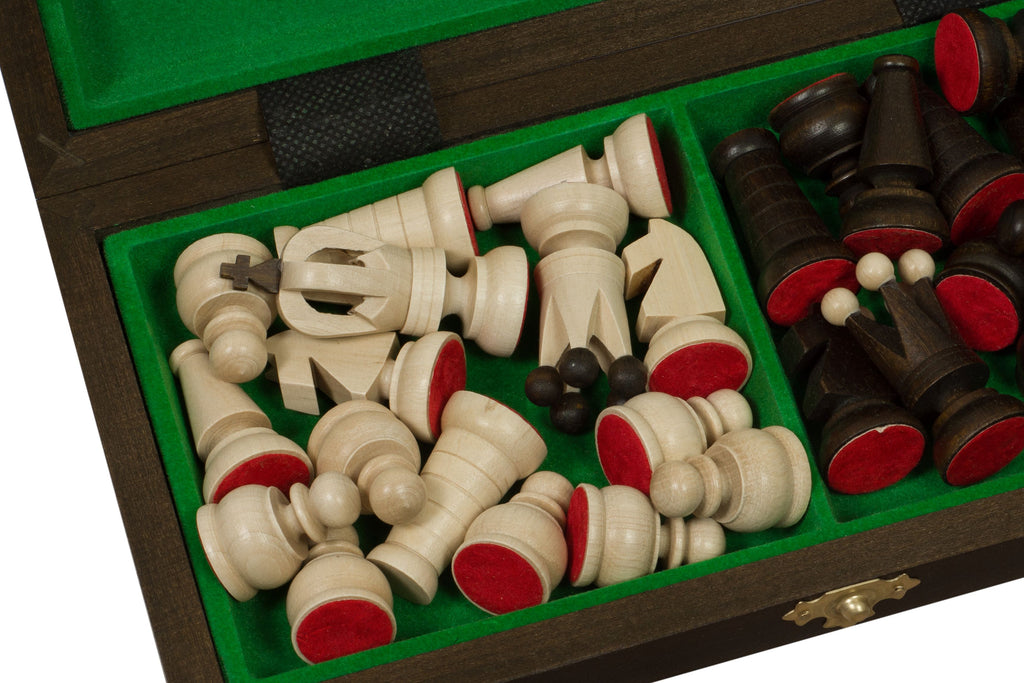 Royal Mini Chess Set 27x27cm – Ultra-Compact Travel Board – image 2