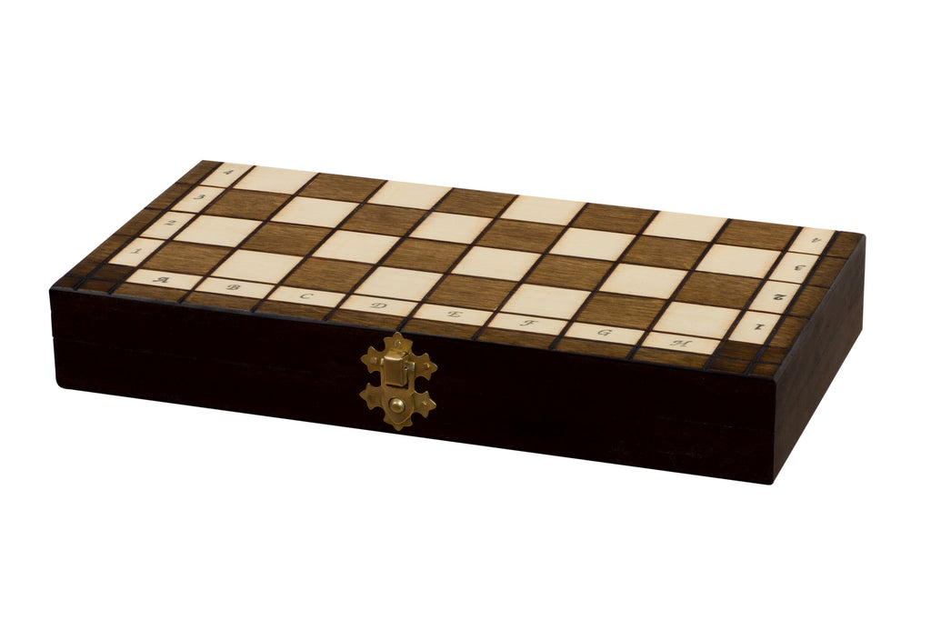 Royal Mini Chess Set 27x27cm – Ultra-Compact Travel Board – image 5